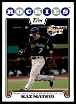 2008 Topps Base Set Series 1 #25 Kazuo Matsui