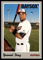 2019 Topps Heritage Minor League #64 Yusniel Diaz
