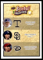 2008 Upper Deck Heroes #193 Nolan Ryan|Greg Maddux|Randy Johnson