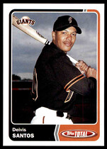 2003 Topps Total #455 Deivis Santos