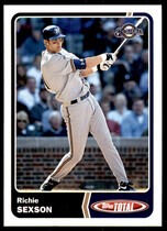 2003 Topps Total Team Checklists #TTC16 Richie Sexson