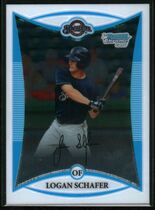 2008 Bowman Chrome Draft Prospects #BDPP37 Logan Schafer