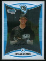 2008 Bowman Chrome Draft Prospects #BDPP45 Edgar Olmos