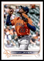 2022 Topps Base Set #211 Cristian Javier