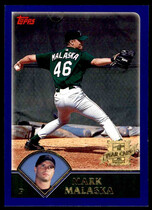2003 Topps Base Set #316 Mark Malaska