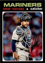 2020 Topps Heritage #28 Omar Narvaez