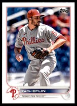 2022 Topps Base Set #179 Zach Eflin