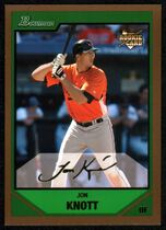 2007 Bowman Draft Gold #BDP17 Jon Knott