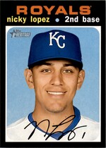 2020 Topps Heritage #305 Nicky Lopez