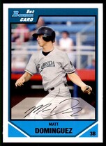2007 Bowman Draft Draft Picks #BDPP34 Matt Dominguez