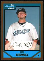 2007 Bowman Draft Draft Picks Gold #BDPP1 Cody Crowell