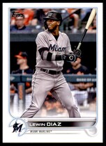 2022 Topps Base Set Series 2 #613 Lewin Diaz