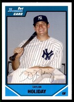 2007 Bowman Draft Draft Picks #BDPP24 Taylor Holiday