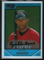 2007 Bowman Chrome Draft Draft Picks #BDPP41 Reynaldo Navarro