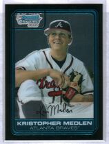 2006 Bowman Chrome Draft Draft Picks #DP58 Kristopher Medlen