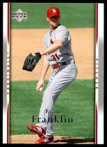 2007 Upper Deck Base Set Series 2 #947 Ryan Franklin