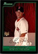 2006 Bowman Draft #BDP12 David Pauley