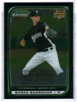 2008 Bowman Chrome Draft #BDP4 Burke Badenhop
