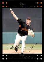 2007 Topps Update #UH24 Brad Hennessey
