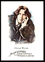 2008 Topps Allen & Ginter #276 Oscar Wilde