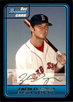 2006 Bowman Draft Draft Picks #DP30 Zack Daeges