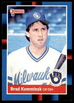 1988 Donruss Base Set #583 Brad Komminsk