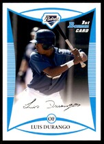 2008 Bowman Prospects #BP52 Luis Durango