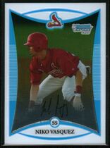 2008 Bowman Chrome Draft Prospects #BDPP15 Niko Vasquez