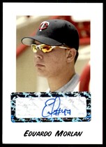2004 Just Rookies Autos #53 Eduardo Morlan