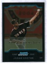 2004 Bowman Chrome Draft #BDP142 Jorge Cortes