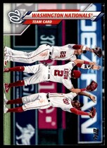 2020 Topps Base Set #329 Washington Nationals Team Card