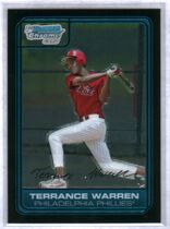 2006 Bowman Chrome Draft Draft Picks #DP49 Terrance Warren