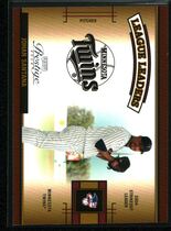 2005 Playoff Prestige League Leaders Single #6 Johan Santana