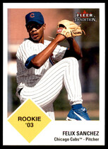 2003 Fleer Tradition Update #U321 Felix Sanchez
