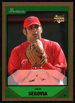 2007 Bowman Draft Gold #BDP16 Zach Segovia