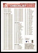 2004 Topps Base Set Series 1 #NNO Checklist Inserts
