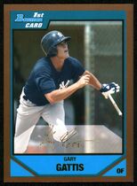 2007 Bowman Draft Draft Picks Gold #BDPP60 Gary Gattis