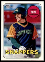 2018 Topps Heritage Minor League #88 Austin Beck