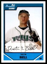 2007 Bowman Draft Draft Picks #BDPP25 Dustin Biell