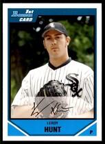 2007 Bowman Draft Draft Picks #BDPP43 Leroy Hunt