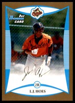 2008 Bowman Draft Prospects Gold #BDPP61 L.J. Hoes