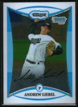 2008 Bowman Chrome Draft Prospects #BDPP40 Andrew Liebel