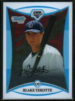 2008 Bowman Chrome Draft Prospects #BDPP42 Blake Tekotte