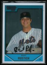 2007 Bowman Chrome Draft Draft Picks #BDPP27 Brant Rustich