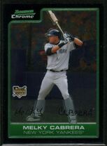 2006 Bowman Chrome Draft #BDP5 Melky Cabrera