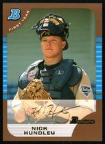 2005 Bowman Draft Gold #BDP90 Nick Hundley