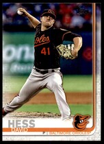 2019 Topps Base Set Series 2 #552 David Hess