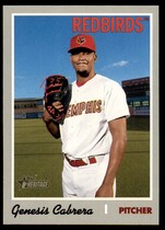 2019 Topps Heritage Minor League #156 Genesis Cabrera