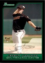 2006 Bowman Base Set #203 Jeremy Accardo