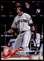 2018 Topps Base Set #99 Greg Allen